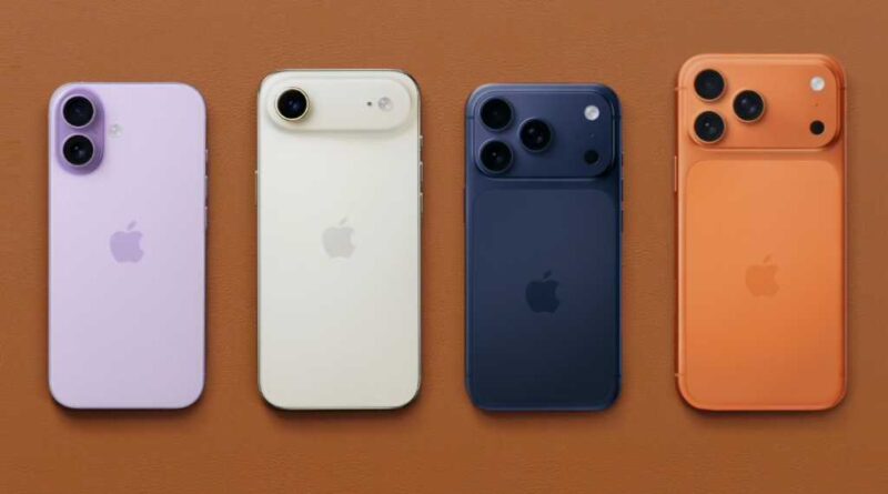 iPhone 17 lineup