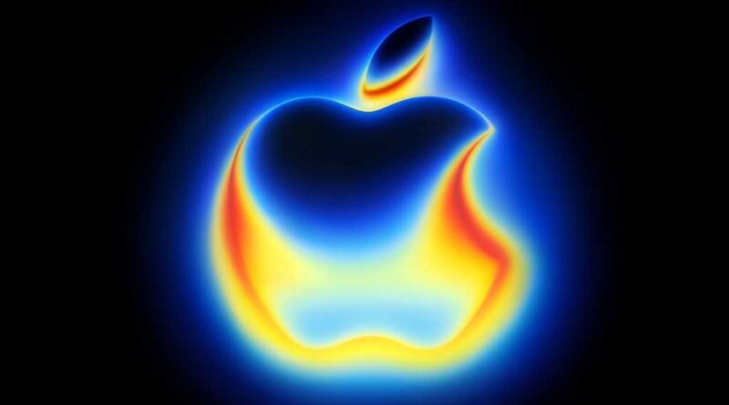 Apple Awe Dropping event logo no words