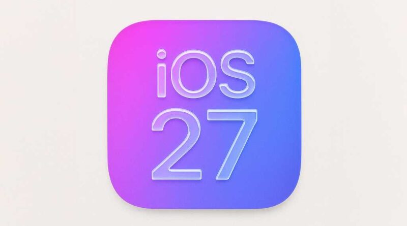 iOS 27 fake logo