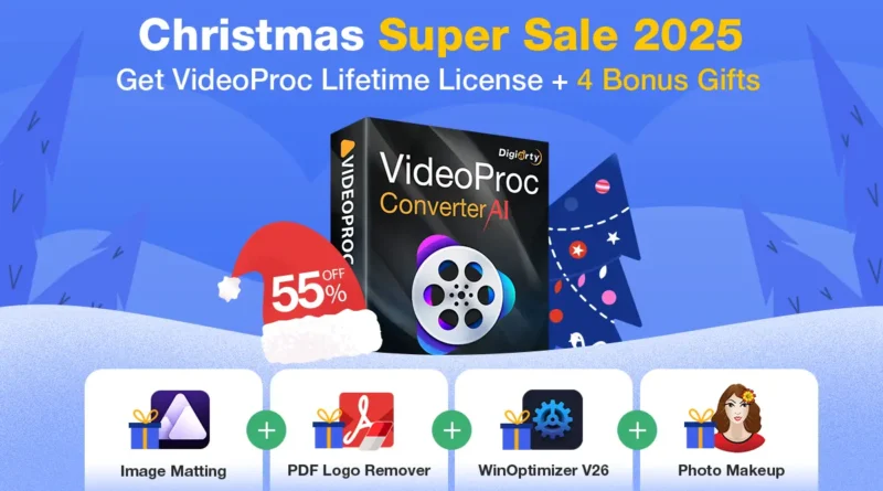 VideoProc Converter AI holiday deal